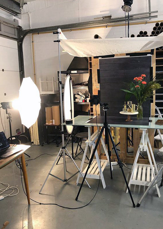 Indoor Studio Lighting Set Up