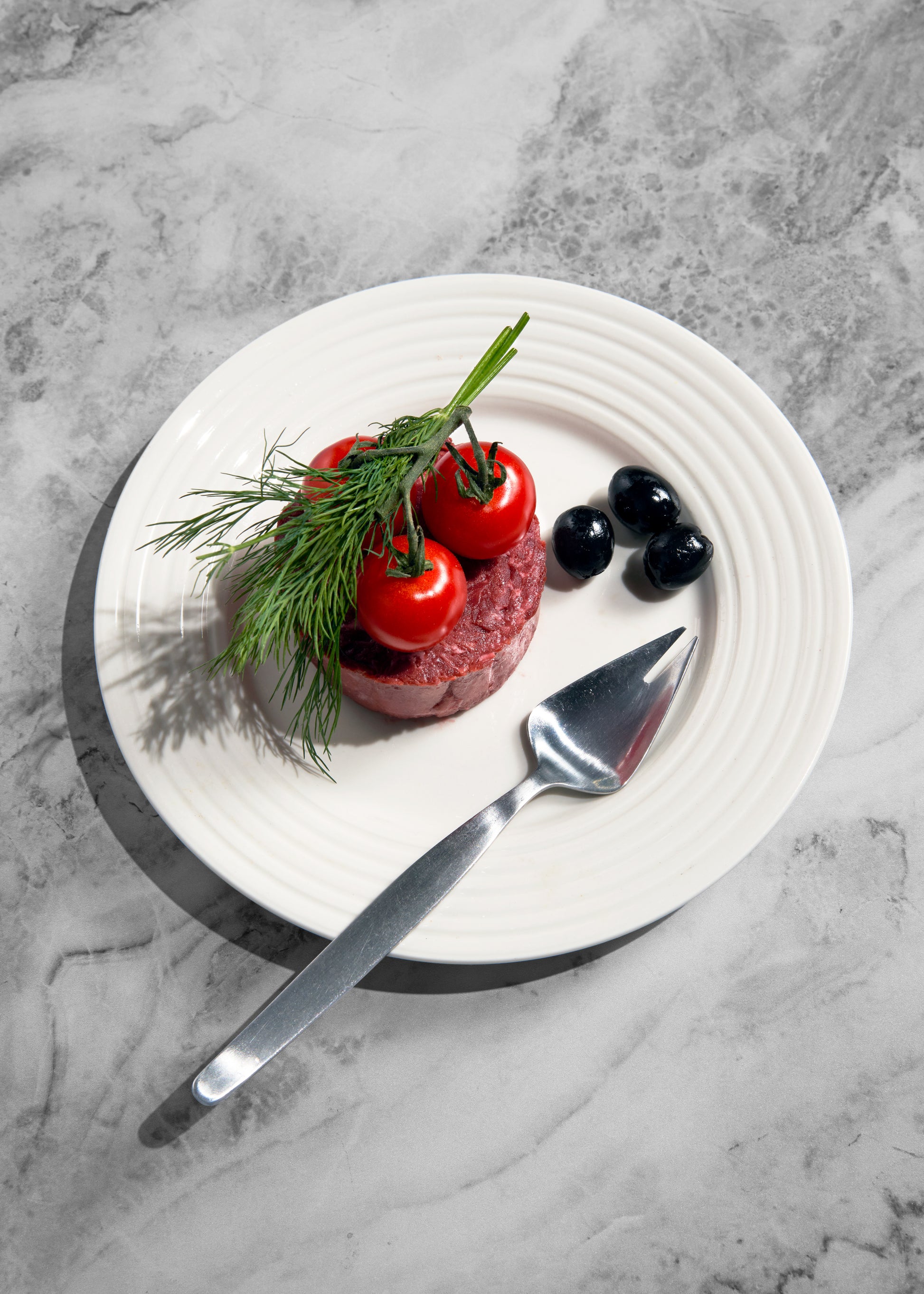 Grey Marble Vinyl Backdrop for Product Food Photography – Club